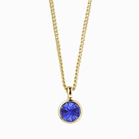 Dyrberg Kern Ette Gold Necklace - Sapphire